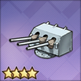 102mm三連装砲(副砲)