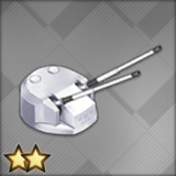 134mm連装高角砲